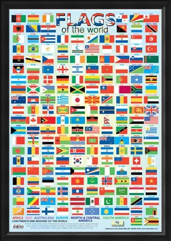 Framed Framed Fun with Flags - Flags of the World